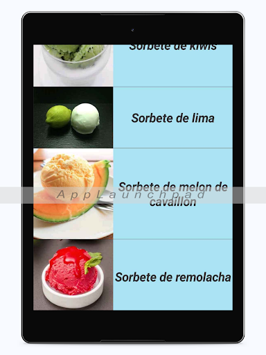 Helados and Sorbetes