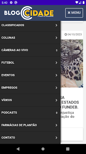 Blog Cidade Screen 3