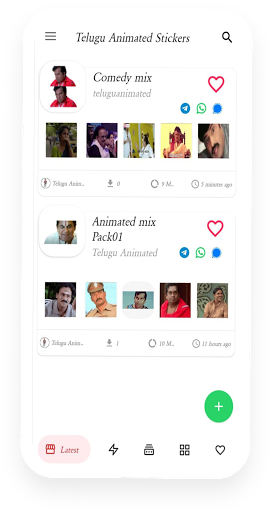 Telugu Animated Stickers For WhatsApp