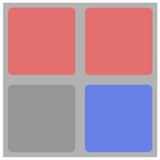 Square puzzle - Fill logo
