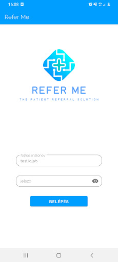Android application Refer Me screenshort