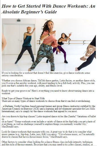 How to Do Fitness Dancing ekran görüntüsü