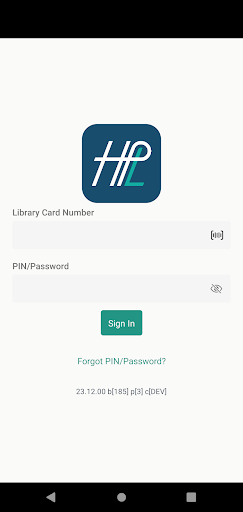Android application Helen Plum Library screenshort