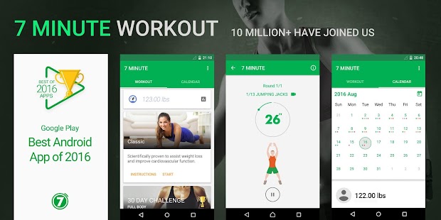 7 Minute Workout Captura de pantalla