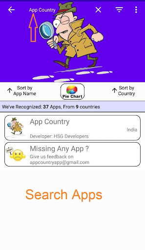 App Country Country of origin