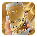 Cover Image of Tải xuống Gold Silk Luxury deluxe Theme 1.2.1 APK