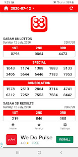 LIVE 4D Draws Results(Malaysia  & Singapore) 0.0.3 Screenshots 3