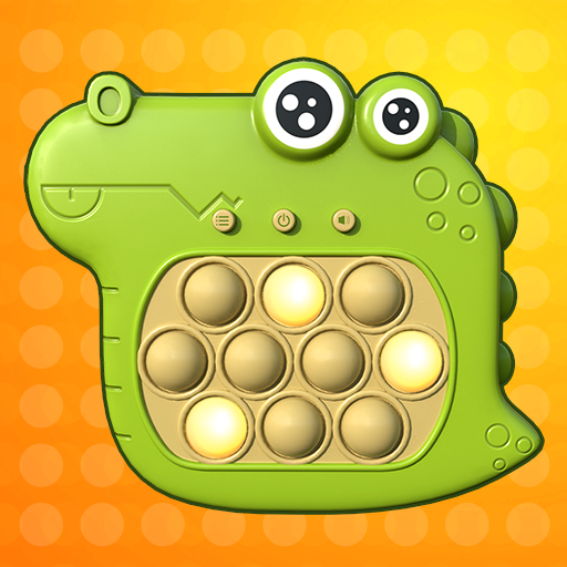 Electronic pop it game console logo