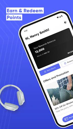 Android application Sony Rewards MEA screenshort