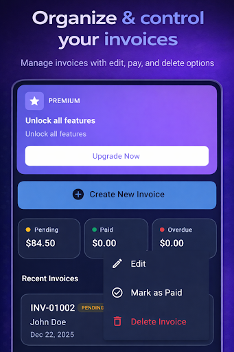 Invoice Maker - Receipt and Bill