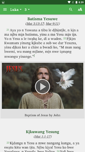 Android application Tula - Bible screenshort