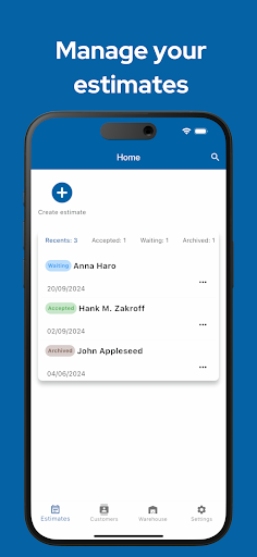 Estimate maker, contractor app Screenshot 1 - AppWisp.com