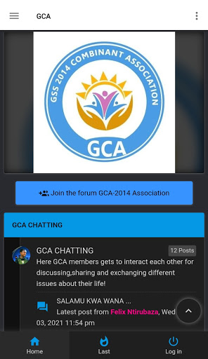 GCA Forum Screen 3