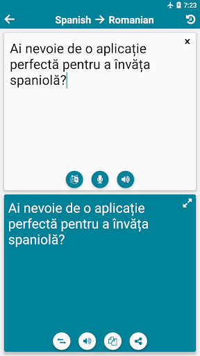Romanian - Spanish Screen 3
