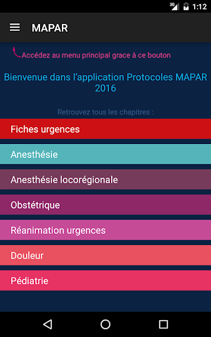 Protocoles MAPAR screenshot 5