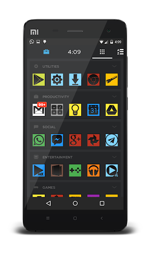 Black Colorido Icons-Launchers