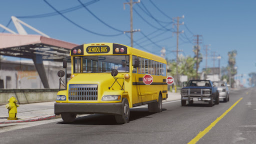 school bus driving Car Games Screen 2