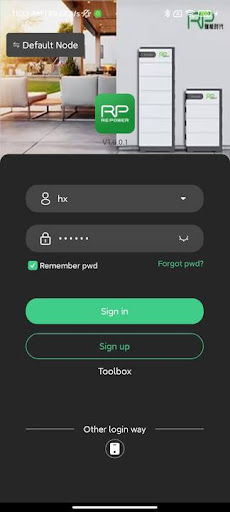 Android application Repower screenshort