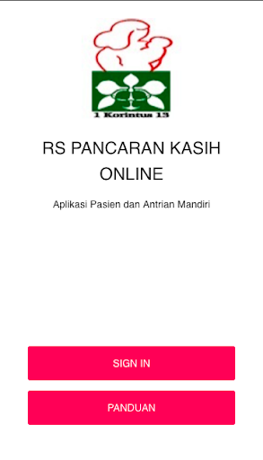 Android application RS PANCARAN KASIH ONLINE screenshort
