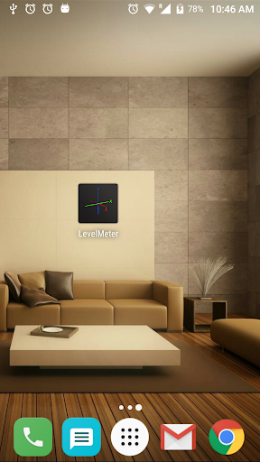 Android application LevelMeter screenshort