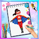 How to Draw SuperHero Girls - Androidアプリ