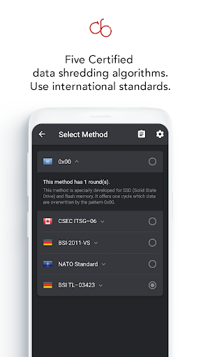 Screenshot of Data Eraser App - Wipe Data