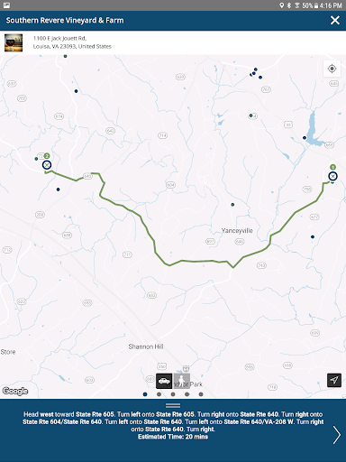 Screenshot of Visit Louisa