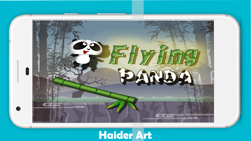 Android application Flying Panda Funny screenshort
