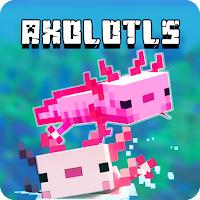 Mod Axolotls Mobs for Minecraft PE