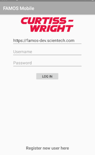 Android application FAMOS Mobile screenshort