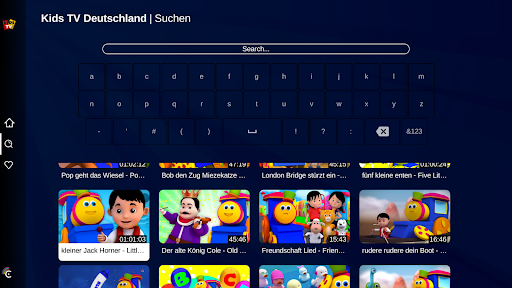 Screenshot of Kids Tv Deutschland