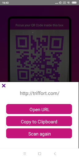 QR Scanner Screen 3
