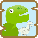 Cover Image of Tải xuống Dino Puzzle - trò chơi ghép hình miễn phí cho trẻ em 1.18 APK