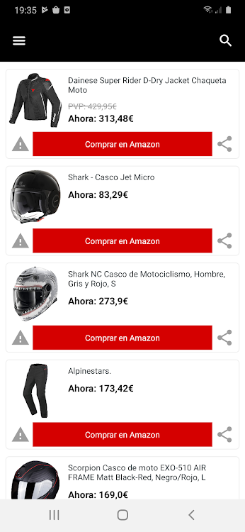 Chollos moto y moteros - 25.08.20 - (Android)