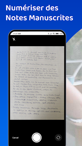 Aperçu de l'application