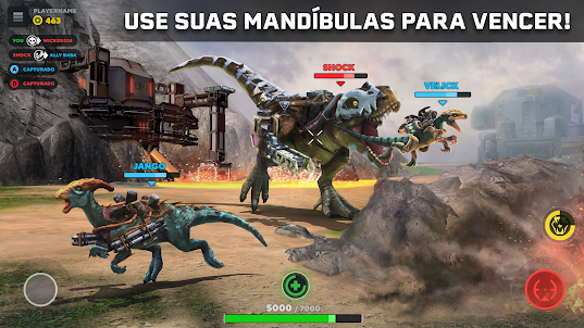 Dino Squad. Participe do Multiplayer Dino Açao