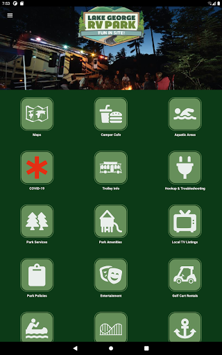 Screenshot of Lake George RV Park