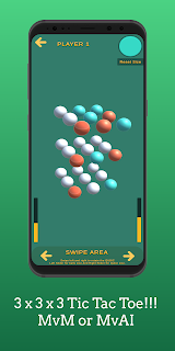 3D Tic Tac Toe: Real 3D Balls!