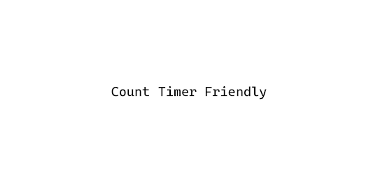 Count Timer Friendly