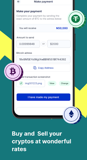Ayrem: Sell GiftCards & Crypto Screen 2
