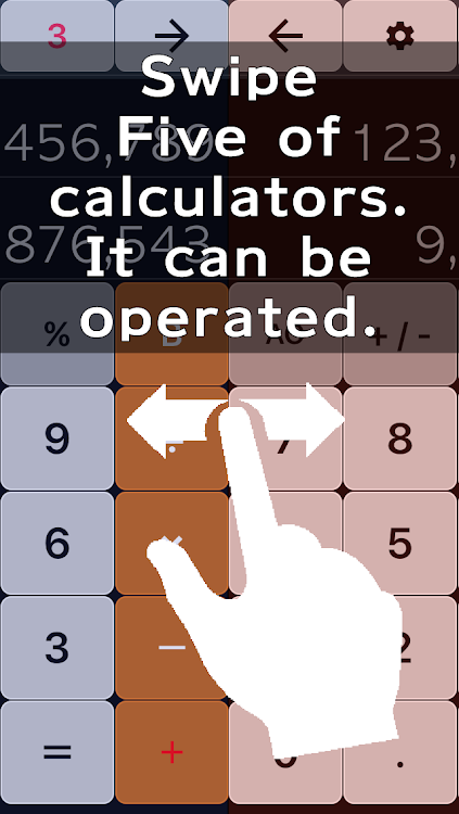 Swipe Many Calculators - Use m - 1.5.2 - (Android)