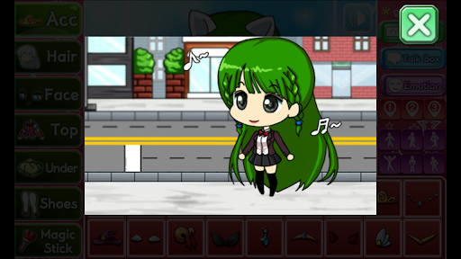 Android application Magical Pretty Girl: dress up screenshort