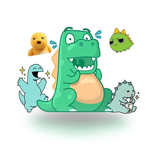 WASticker - Cute Dino Stickers logo