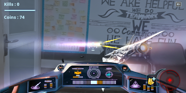 Spacecraft - AR Shooting Game Screenshot