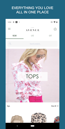 Android application Shop The Avenue screenshort