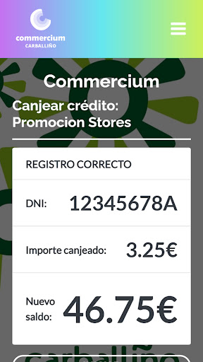 Android application Commercium Carballiño screenshort