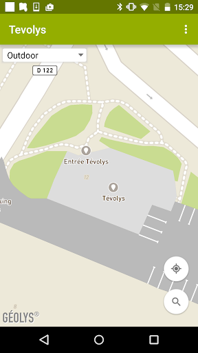 Android application Geolys Manager screenshort