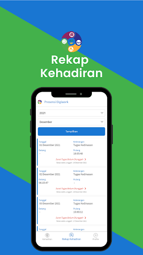 Kemensos eAbsensi Screen 3