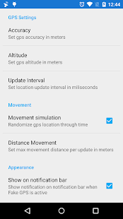 Fake GPS Screenshot