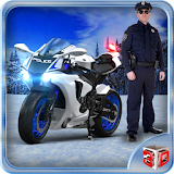 Offroad Police Bike Driving icon